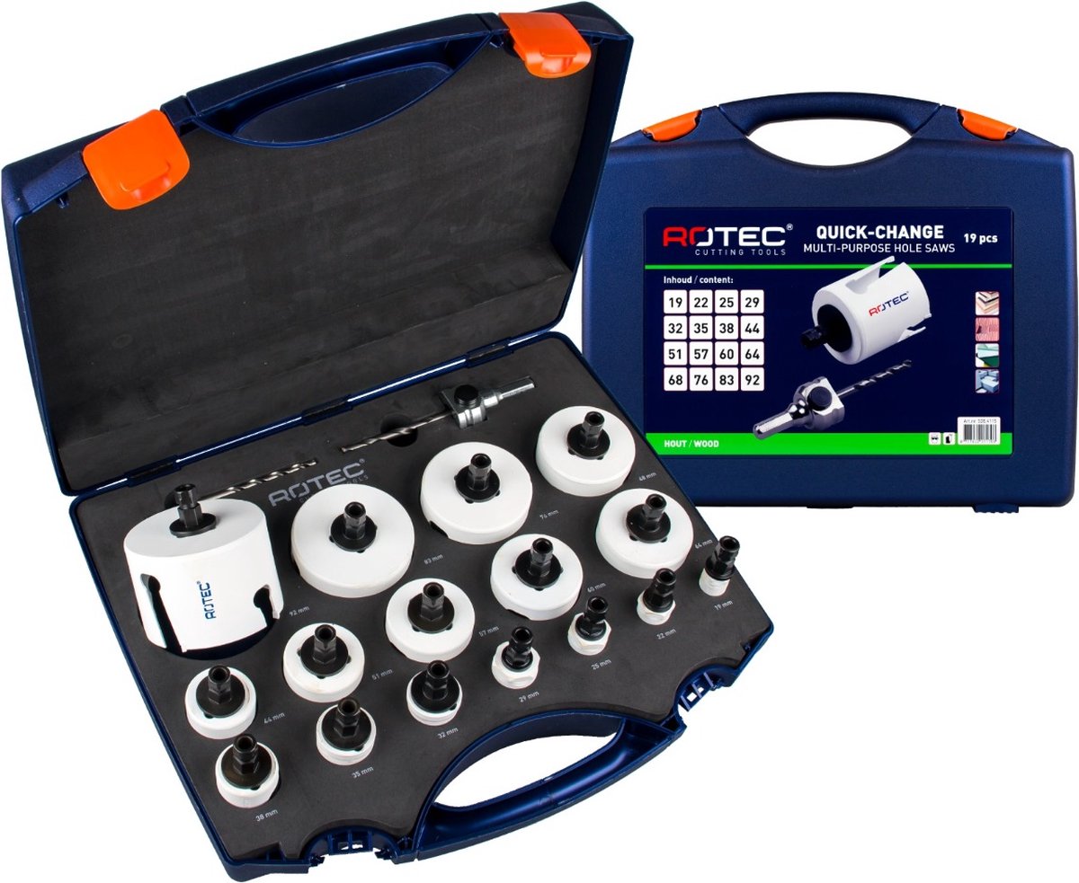 Rotec Quick-Change SDS MP Gatz.set MAX 19dlg 19-92mm - 5286115