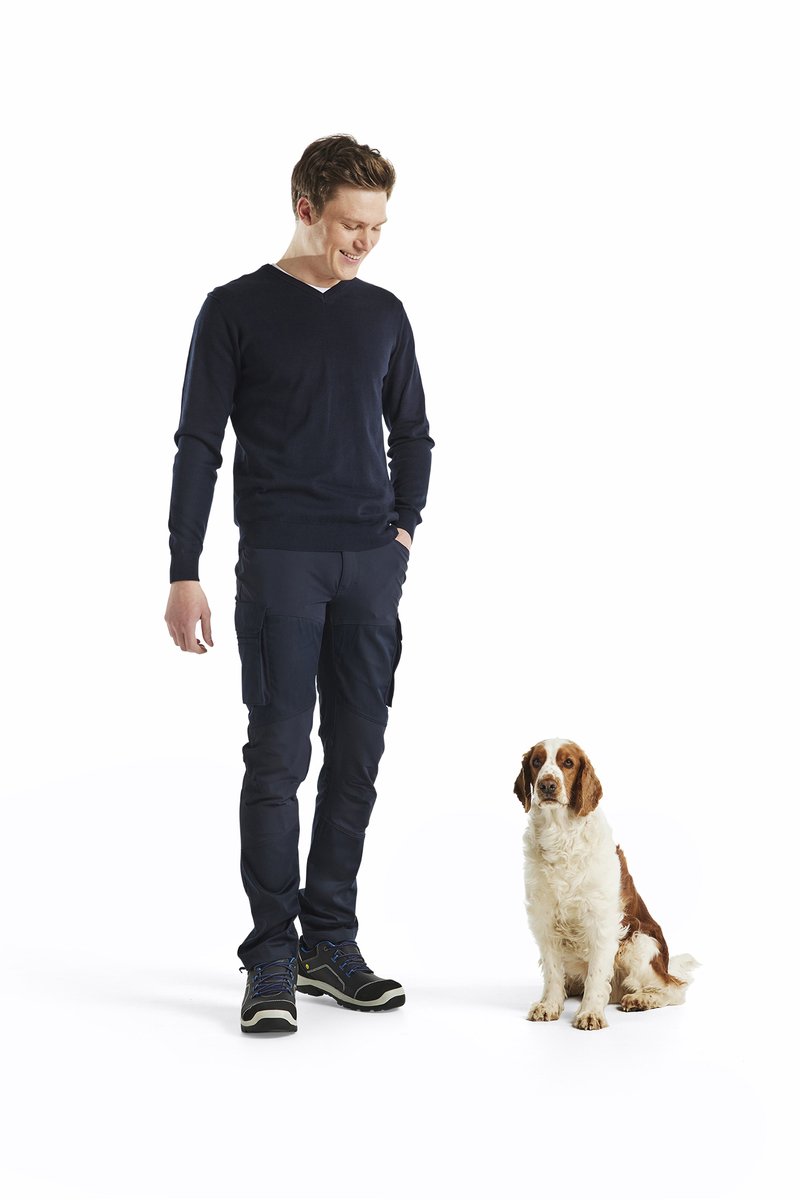 Blåkläder Service werkbroek stretch 14571830 | Donker marineblauw | Maat 60 - 7330509717462