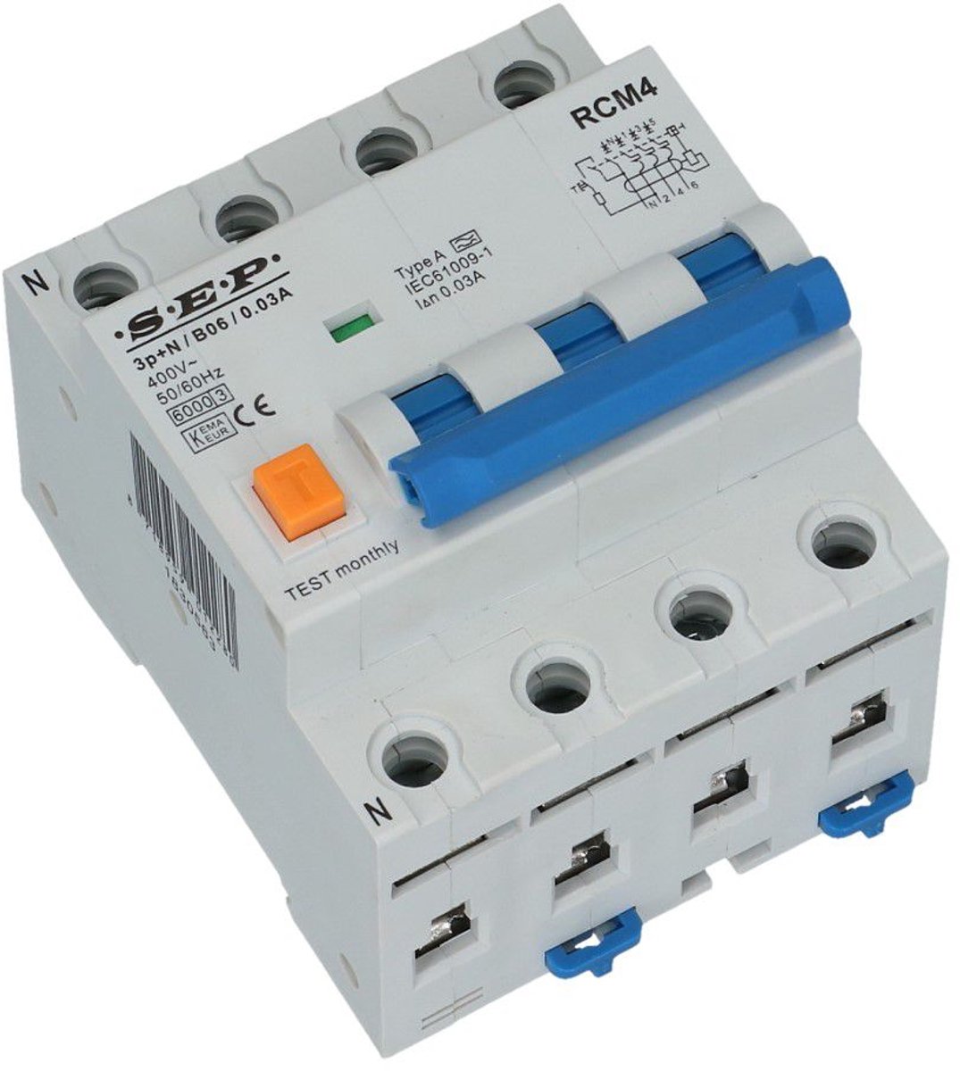 Aardlekautomaat 32A B kar 300mA 4p SEP - 4518142