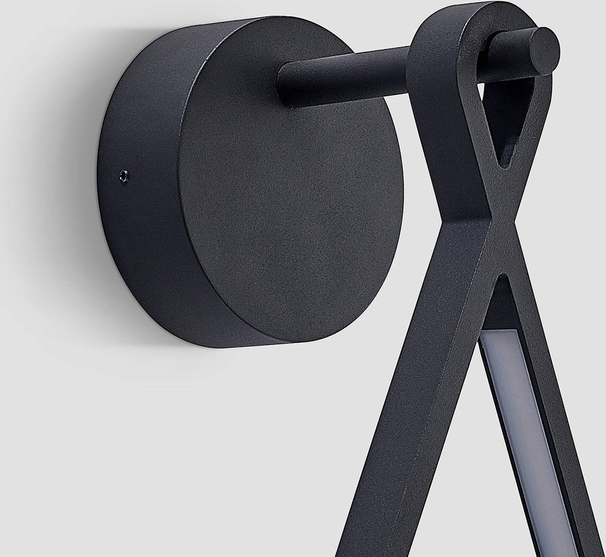 Lucande - Florka Buiten Wandlamp IP54 Dark Grey