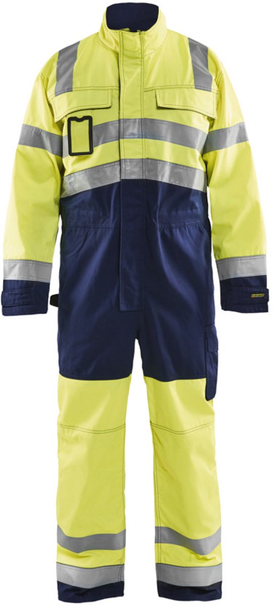 Blåkläder Overall High-Vis 63731804 | High-Vis Geel/Marineblauw | Maat 62 - 7330509254394