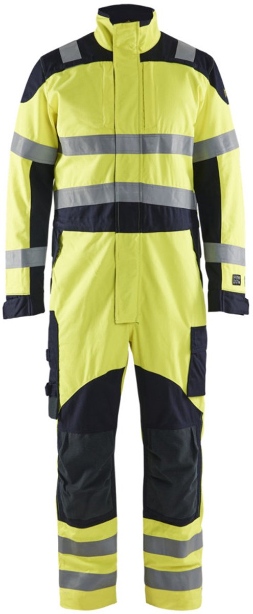 Blåkläder Multinorm Inherent overalls 60891512 | High-Vis Geel/Marineblauw | Maat 56 - 7330509626047