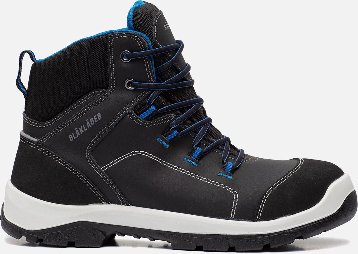 Blåkläder Veiligheidsschoen 2434 S3 Hoog | Zwart/Blauw | Maat 43 - 00.183.002.44