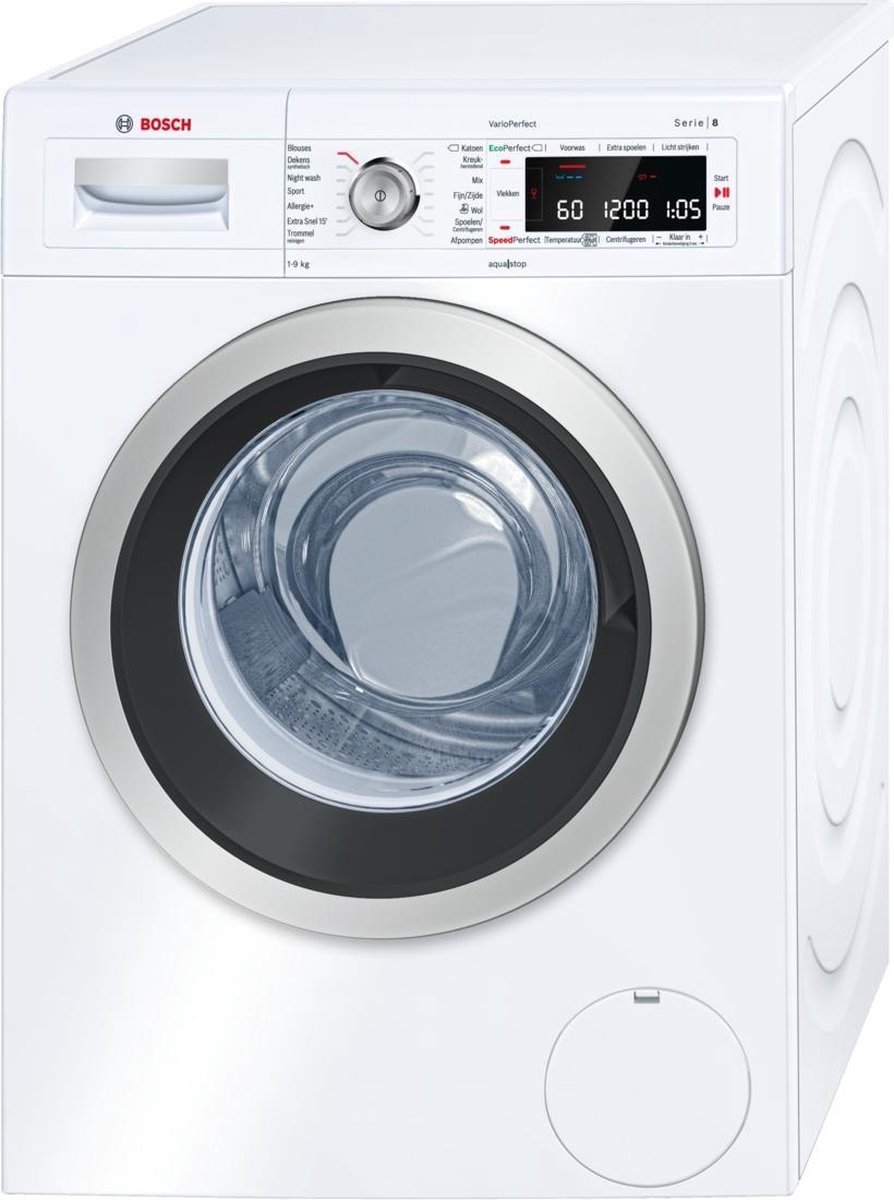 Serie|8, 9kg, 1600rpm, A+++-30%, Vlekkenaut.