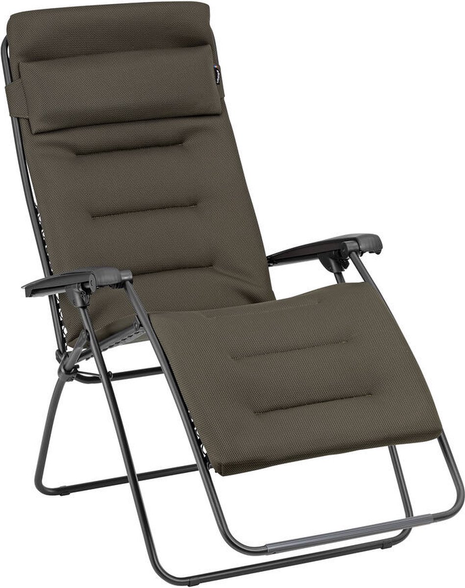 Lafuma RSX XL Clip AirComfort (2025) - Relaxstoel - Verstelbaar - Inklapbaar - Zero Gravity - Taupe
