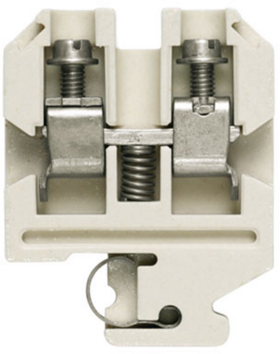 Weidmüller 9502610000 Doorgangsserieklem Schroeven Beige 25 stuk(s)