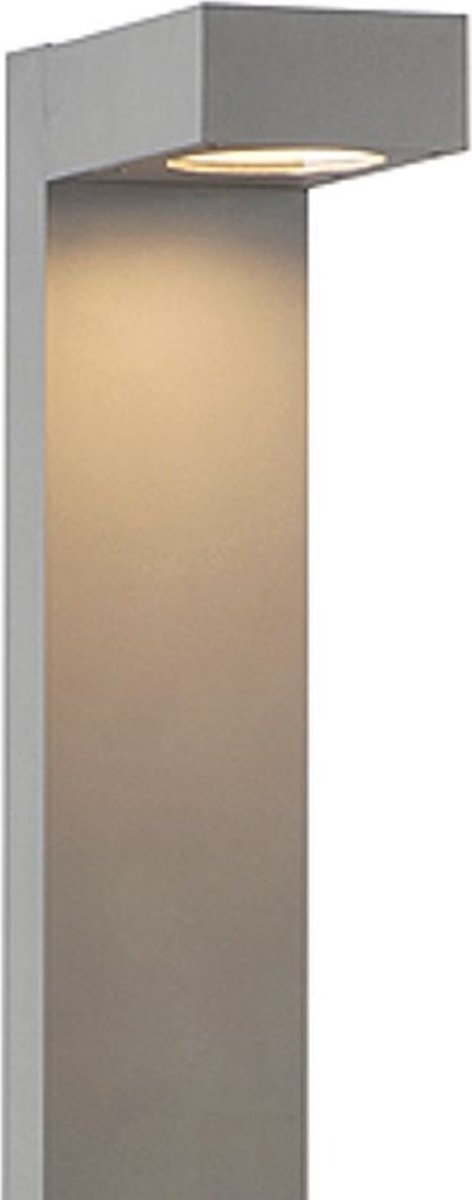 SLV 232294 Quadrasyl 75 Staande buitenlamp Spaarlamp GX53 11 W Zilver-grijs
