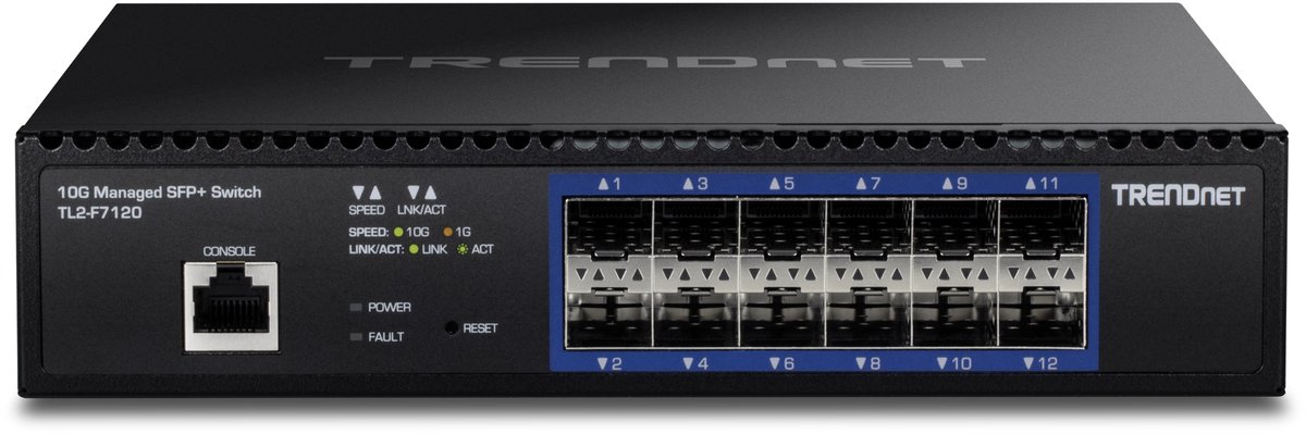 TrendNet TL2-F7120 Netwerk switch SFP+ 12 poorten