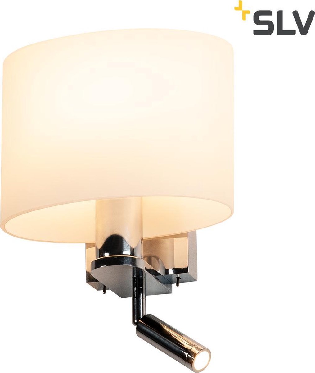 SLV KENKUA SPOT 1002855 LED-wandlamp E27 40 W Chroom