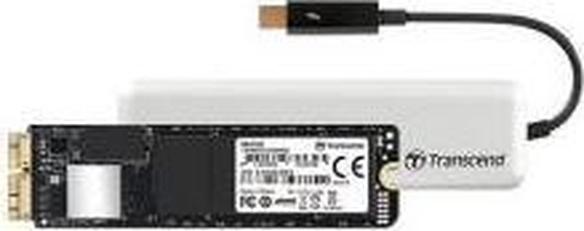 Transcend JetDrive™ 855 Mac 960 GB Externe SSD harde schijf Thunderbolt 3 Zilver TS960GJDM855