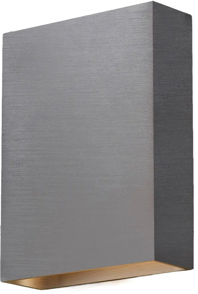 Artdelight Memphis - Wandlamp - 4 X 12 X 16 Cm - 2 X 6W Dimbare LED Incl. - IP65 - Gun Metal