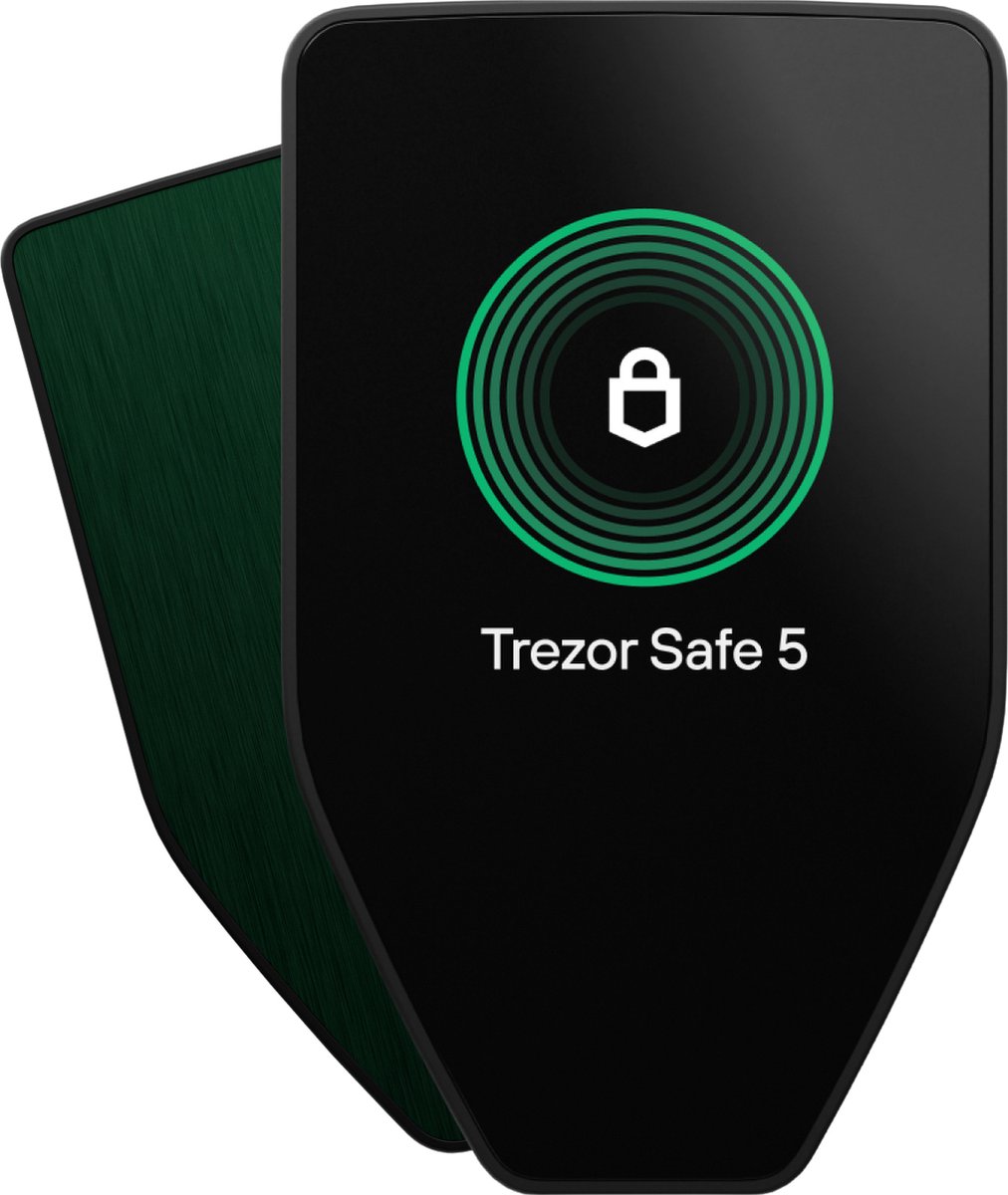 Trezor Safe 5 Hardware wallet SLATS5GBB1100 USB-C, Micro-SD