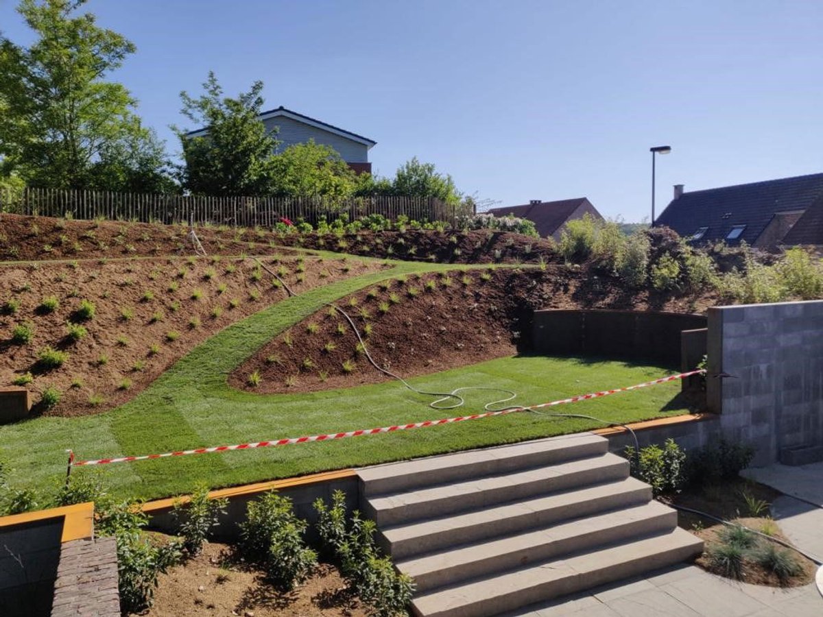 Fronta Keerwanden Cortenstaal Hoekstuk Buitenhoek Lengte: 1000 Breedte: 200 Hoogte: 350 - Geroba