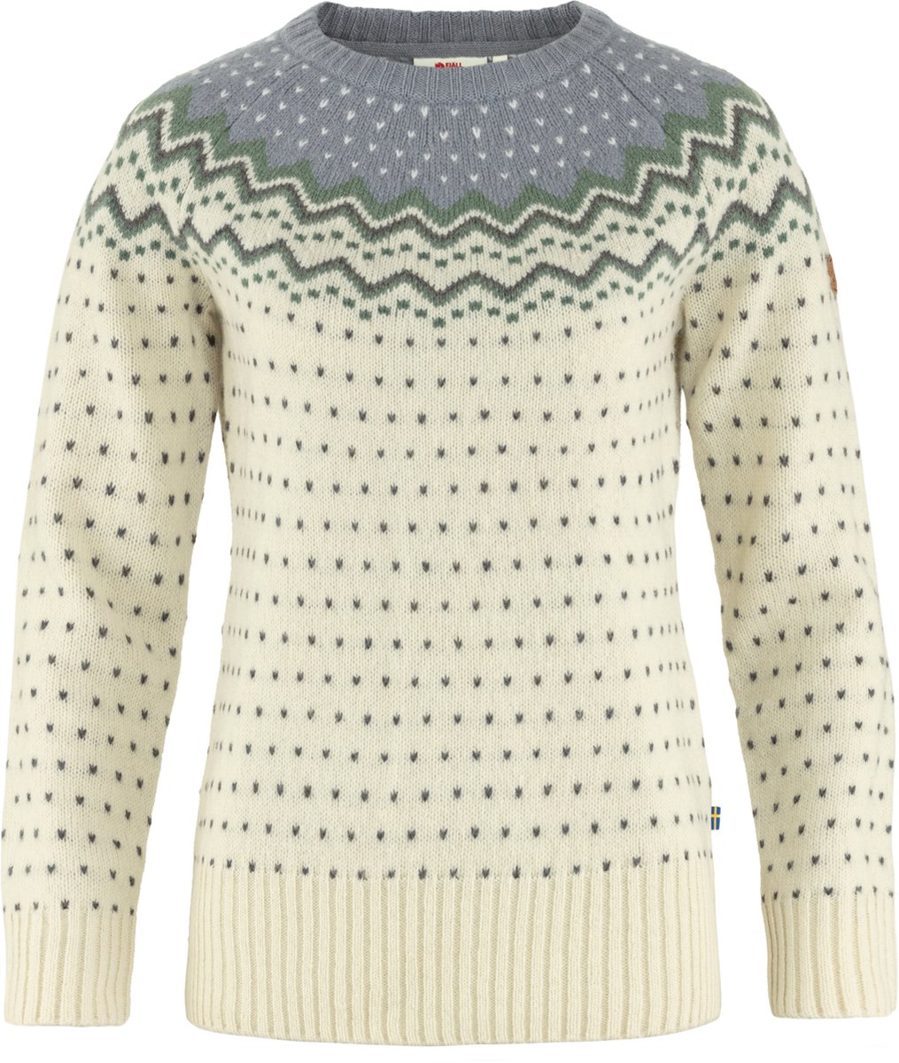 Fjällräven Damestrui Övik Knit Sweater W, grijs, Maat: S