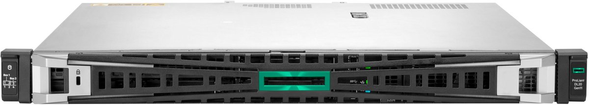 Hewlett Packard Enterprise Server DL20 Gen11 1U Intel® Xeon® E E-2434 5.0 GHz 16 GB RAM Matrox G200 16 MB P65394-421