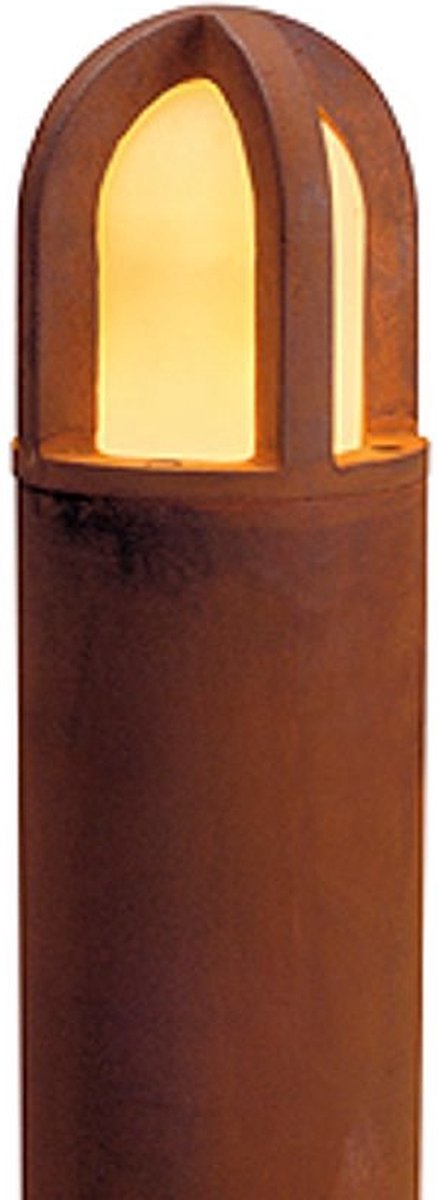 Staande buitenlamp Spaarlamp E27 11 W SLV Rusty Cone 70 229432 IJzer (geroest)