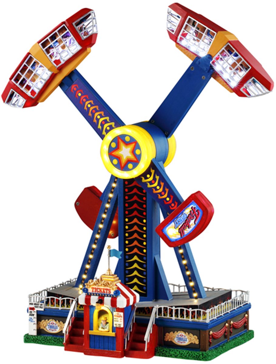 Kerstdorpminiatuur Fireball Frenzy 23x33x45 cm - Lemax