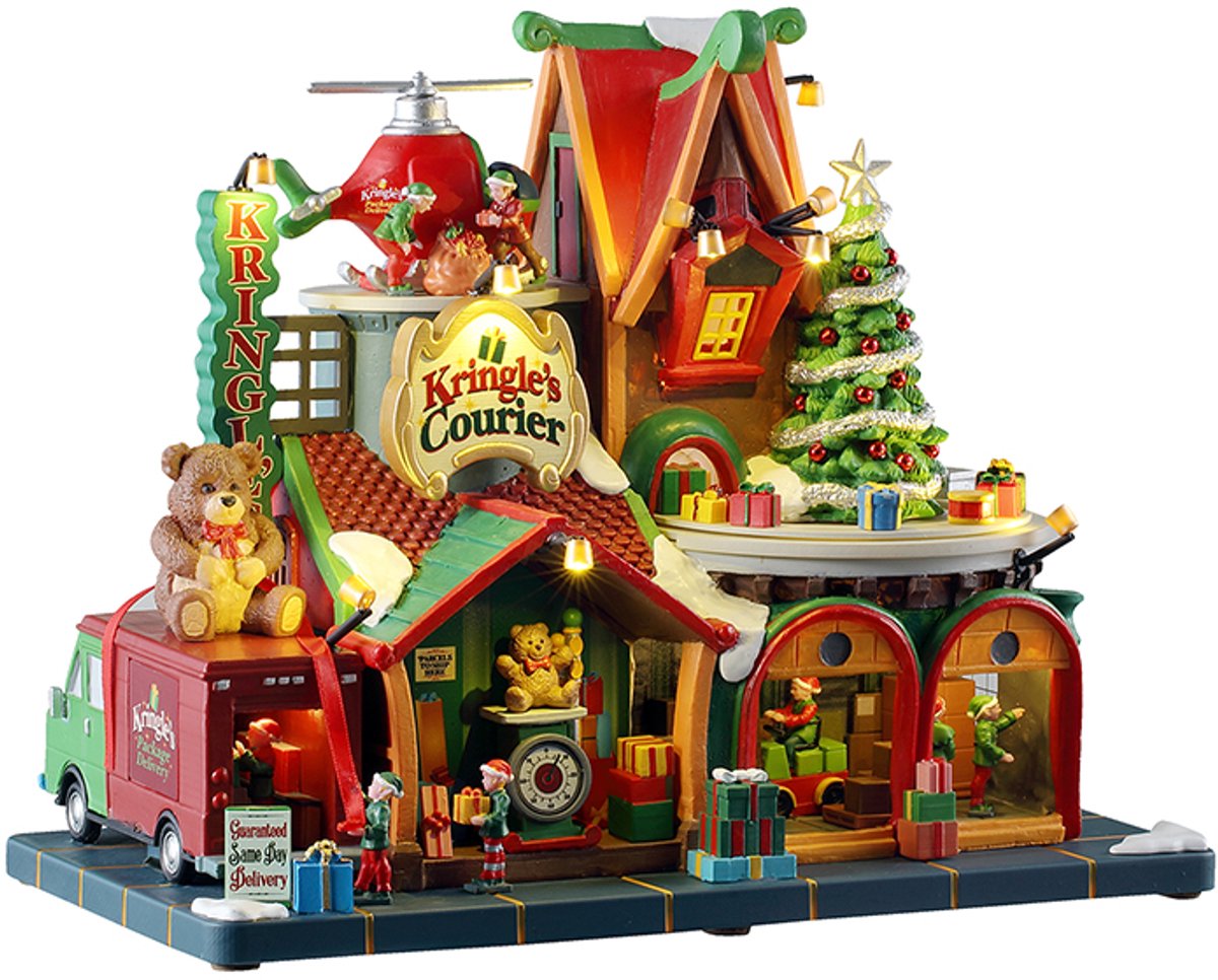 Kerstdorpminiatuur Kringle's Courier 20x34x30 cm - Lemax