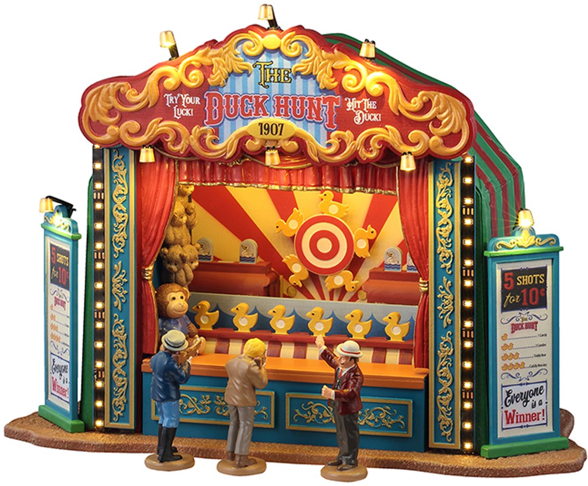 Kerstdorpminiatuur The Duck Hunt 17x34x30 cm - Lemax