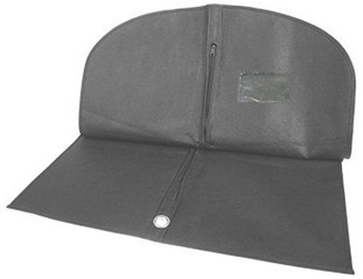 15x Zwarte kledinghoes 62 x 113 cm met venster -