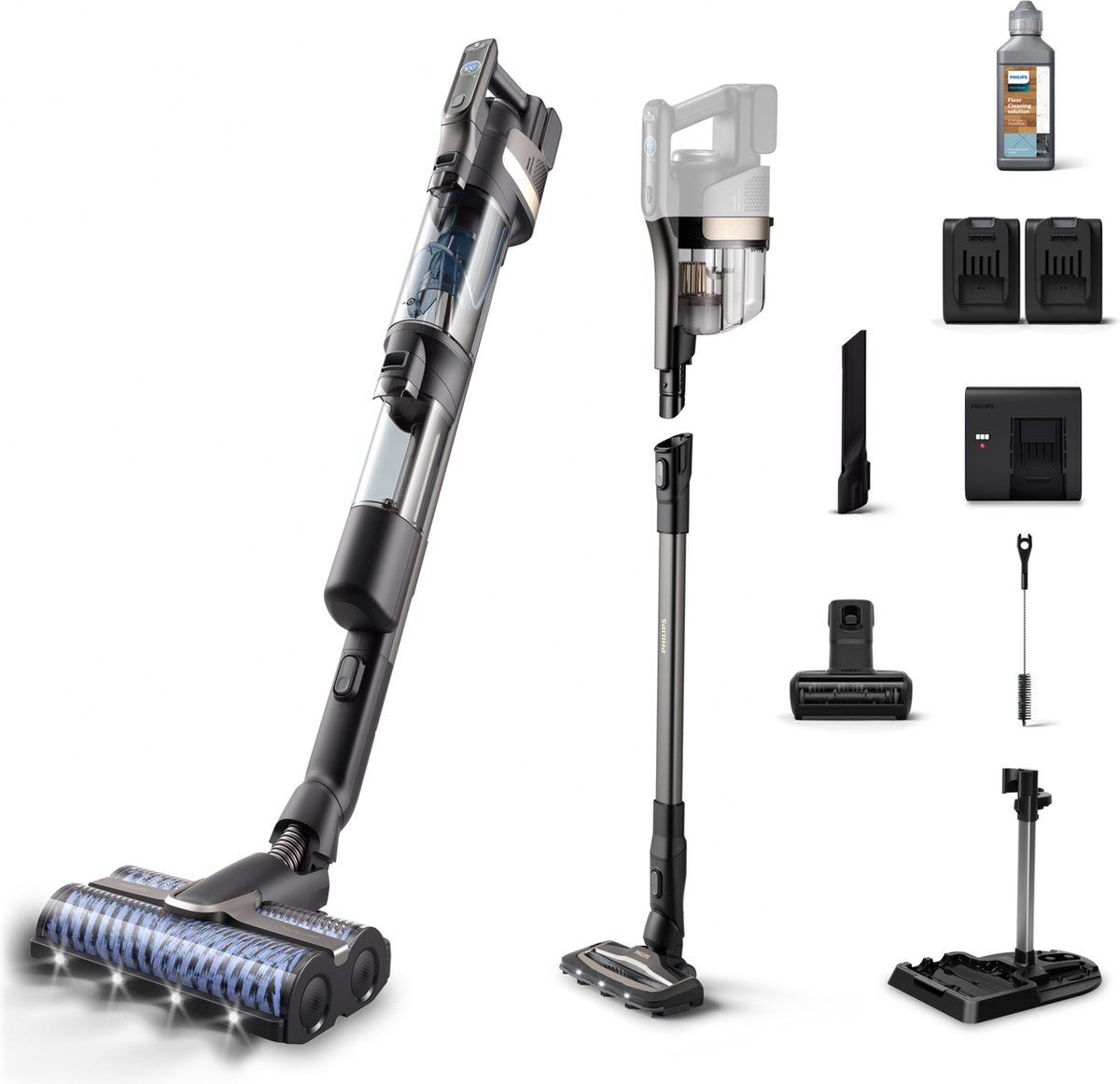 Philips PerfectCare 6000-serie - AquaTrio snoerloze stofzuiger en dweil - XW9465/11