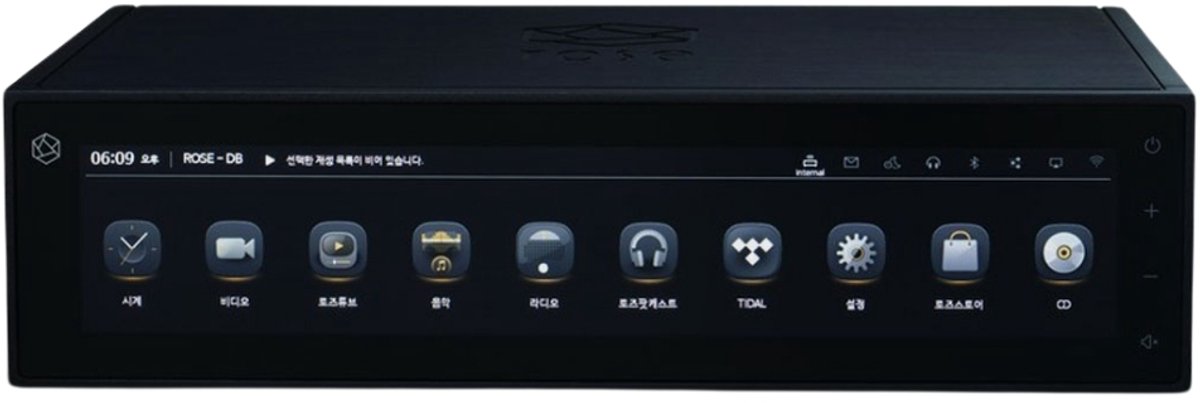 HiFi ROSE: RS151 Netwerkspeler - Zwart