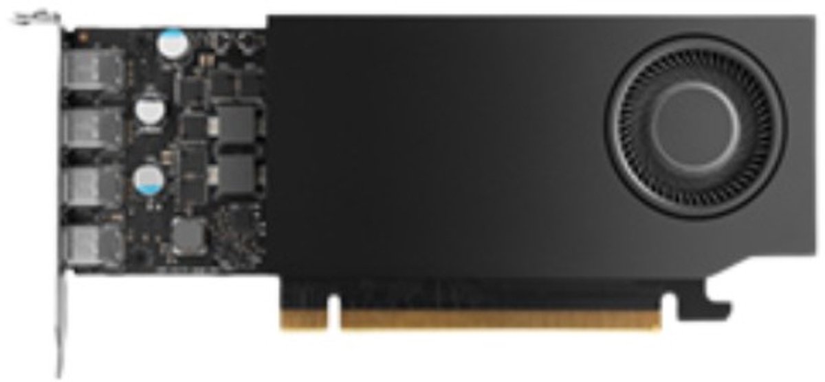 Nvidia Nvidia RTX™ A400 Videokaart 4 GB GDDR6-RAM PCIe x8 Mini-DisplayPort Low Profile, Vulkan