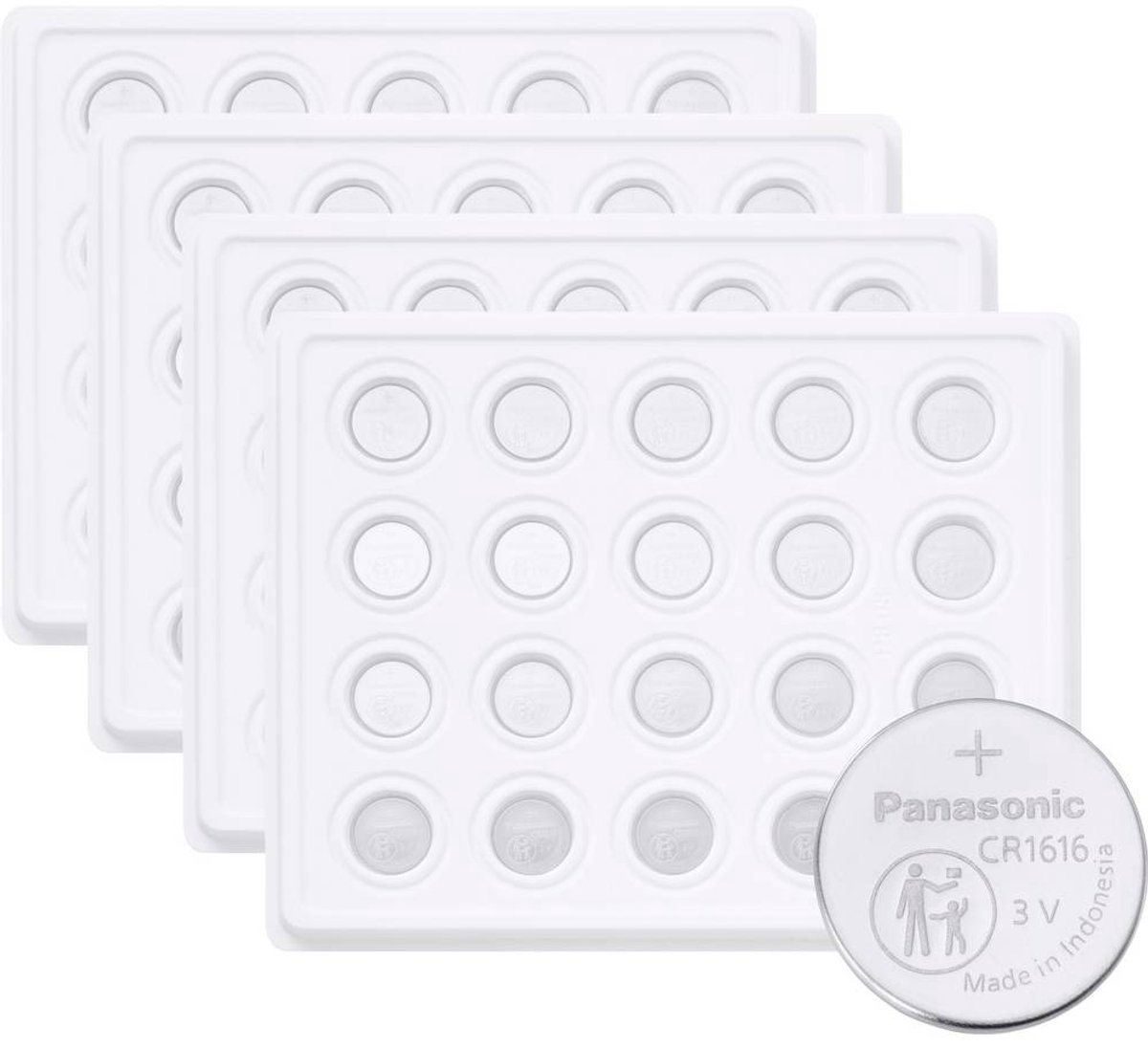 Panasonic Knoopcel CR1616 3 V 1200 stuk(s) 55 mAh Lithium CR1616