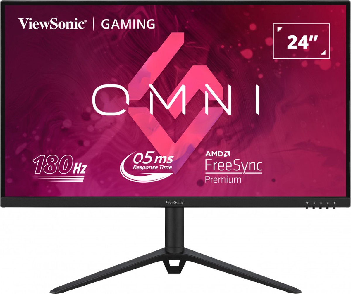 Viewsonic VX2428J Gaming monitor Energielabel E (A - G) 60.5 cm (23.8 inch) 1920 x 1080 Pixel 16:9 0.5 ms HDMI, DisplayPort, Audio, stereo (3.5 mm jackplug)