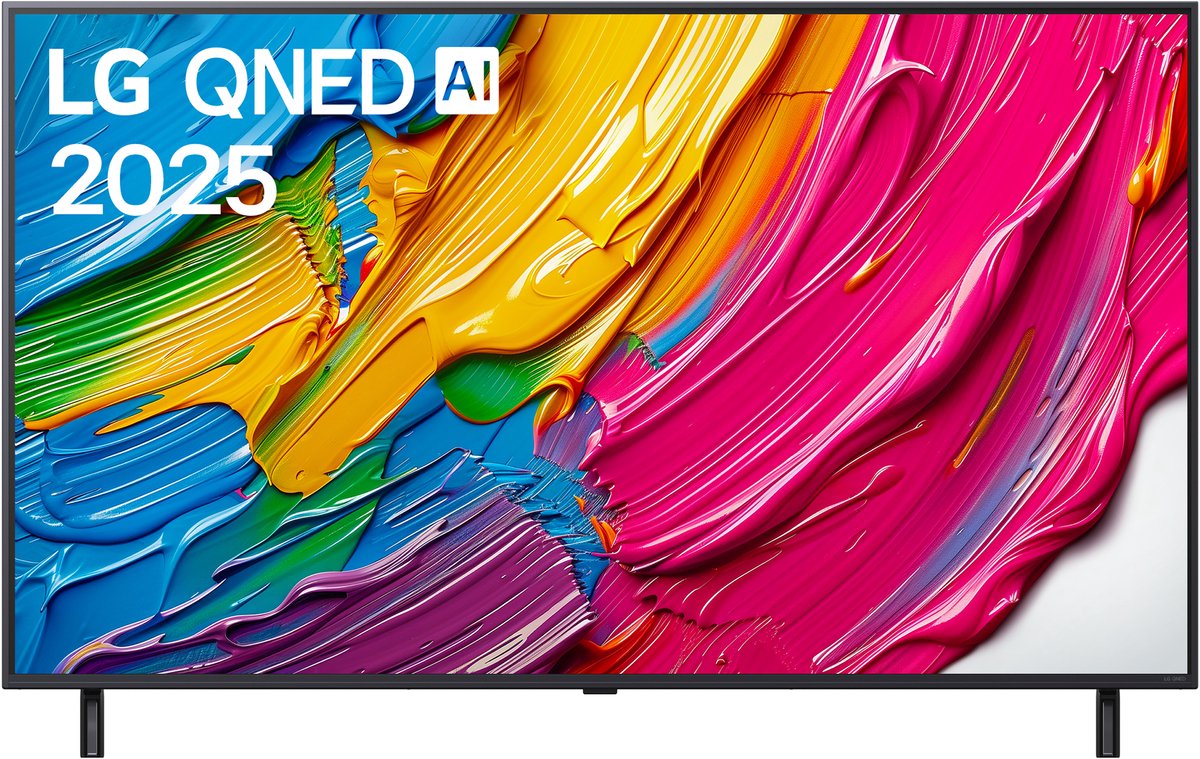 LG Electronics 55QNED80A6A.AEU QNED-TV 139 cm 55 inch Energielabel E (A - G) Zwart