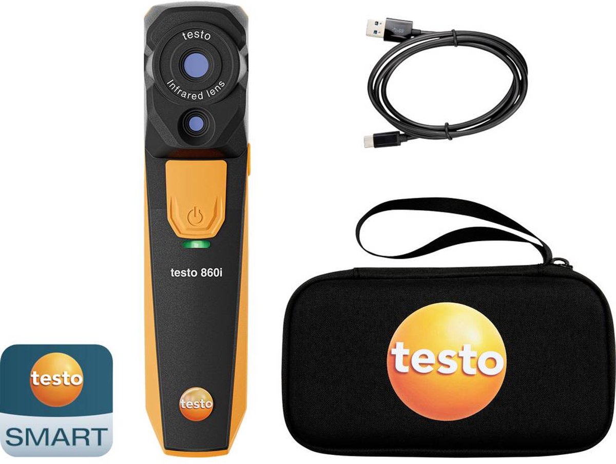 testo 860i Set Warmtebeeldcamera -20 tot 350 °C 9 Hz