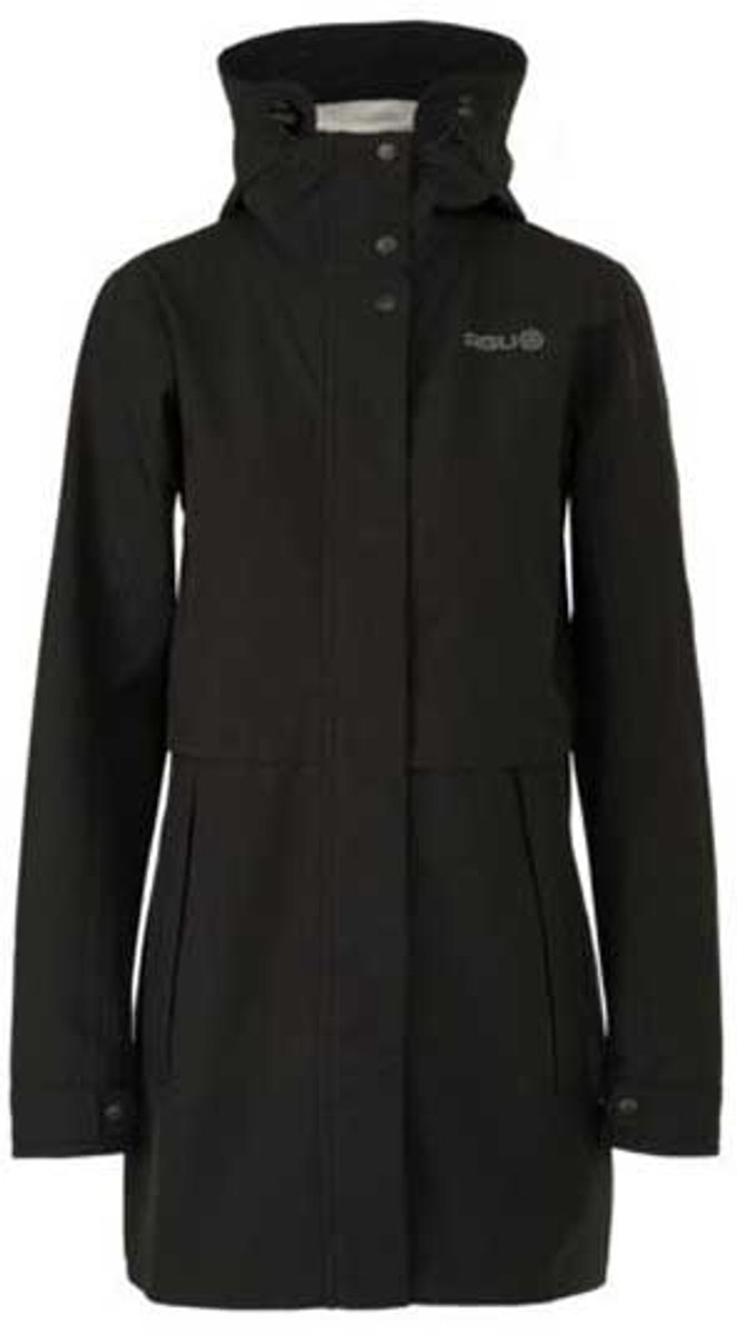 AGU Parka Regenjas Urban Outdoor Dames - Zwart - M - Waterdicht
