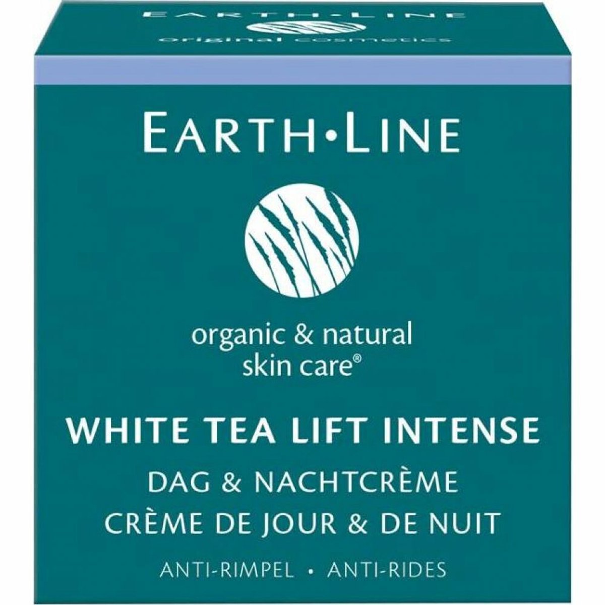 3x Earth-Line Dag&Nachtcrème White Tea 50 ml