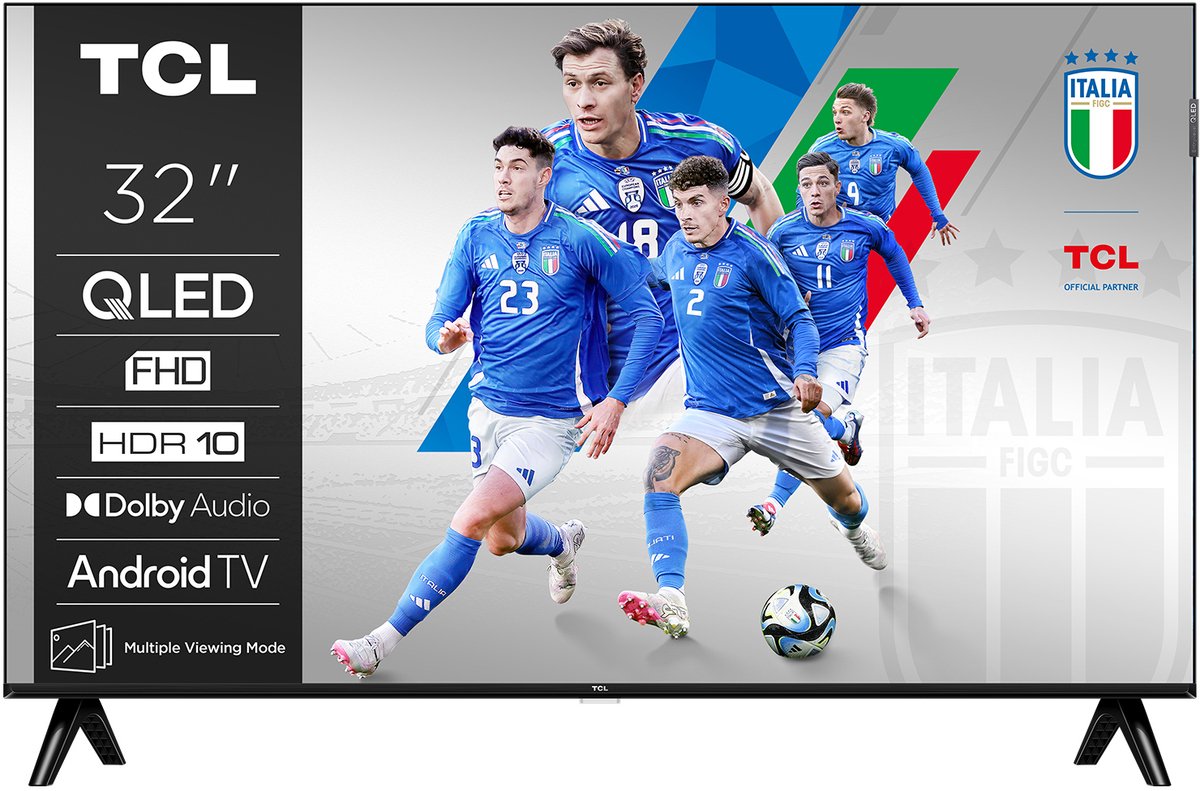TCL S59K - Smart TV - 32"Full HD QLED - Metallic (2025)