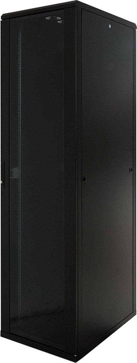 LogiLink D42S68B 19inch-patchkast (b x d) 600 mm x 800 mm 42 HE Zwart (RAL 9005)