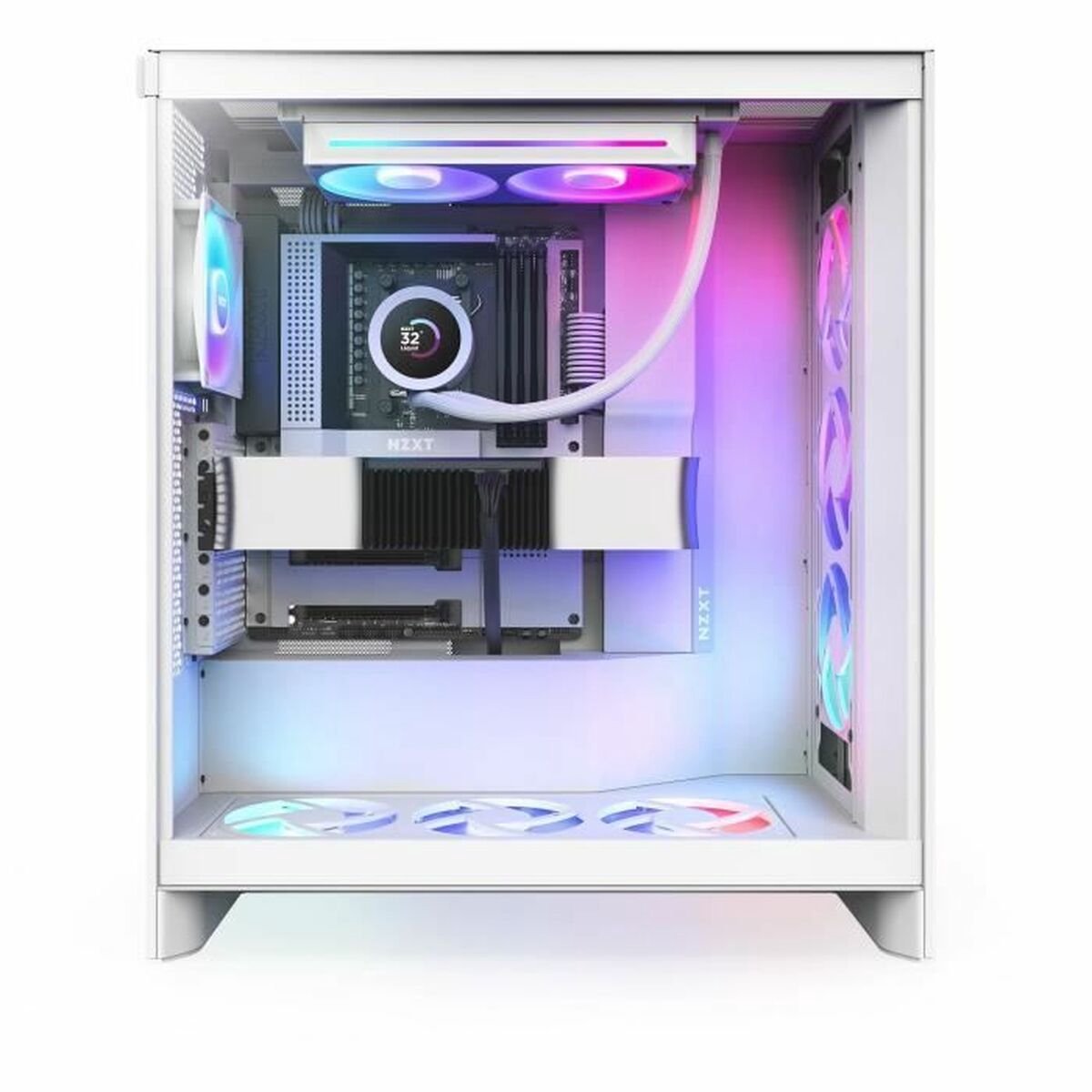NZXT Kraken Plus 240 v2 RGB koeling wit