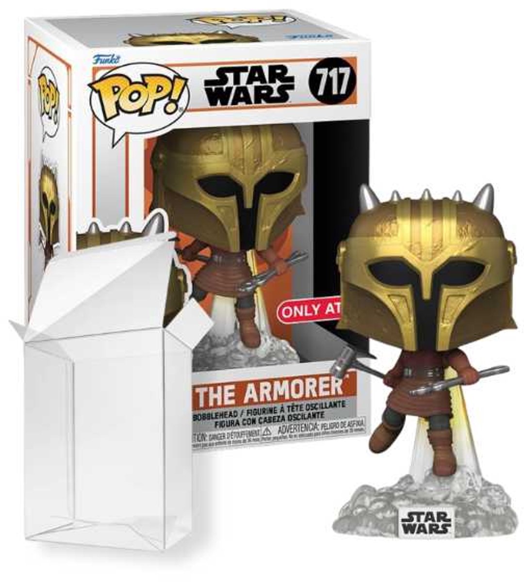 Star Wars The Mandalorian Funko Pop Vinyl: The Armorer (with Jetpack)