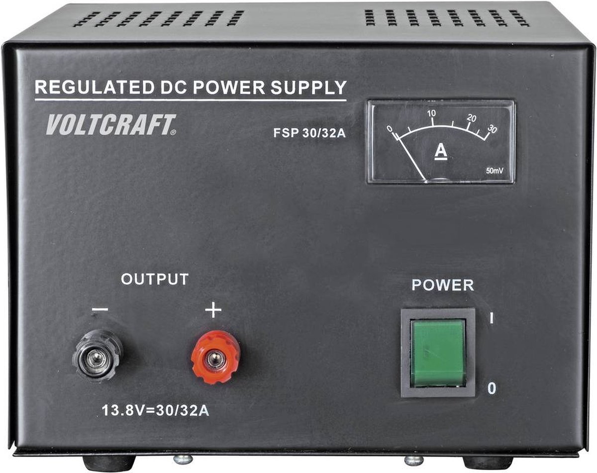 VOLTCRAFT FSP-11330 Labvoeding, vaste spanning 13.8 V/DC 30 A 415 W Aantal uitgangen: 1 x