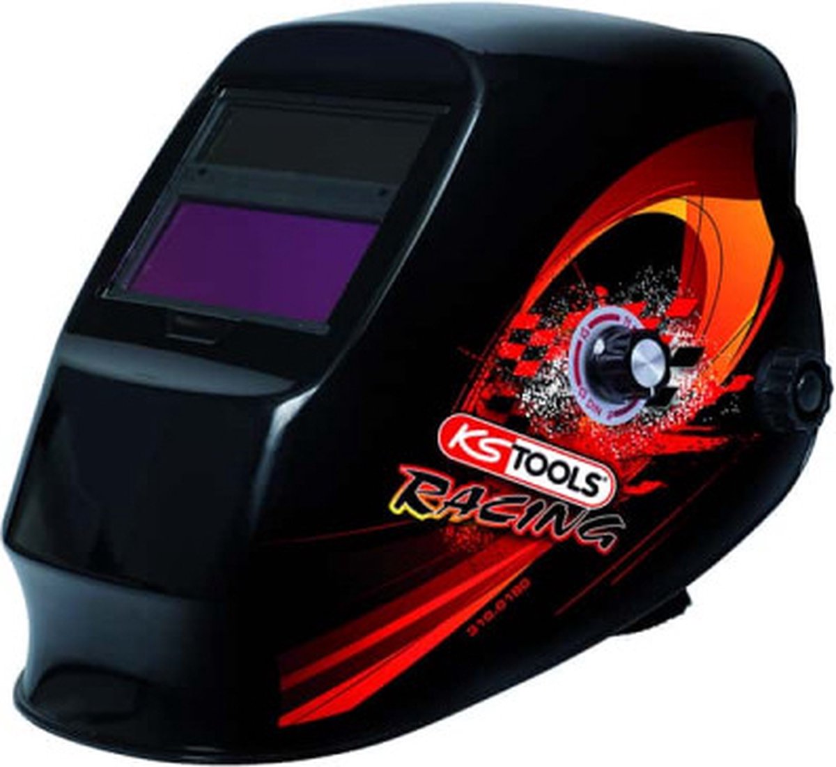 KS Tools 310.0180 Automatische lasveiligheidshelm, Racing design