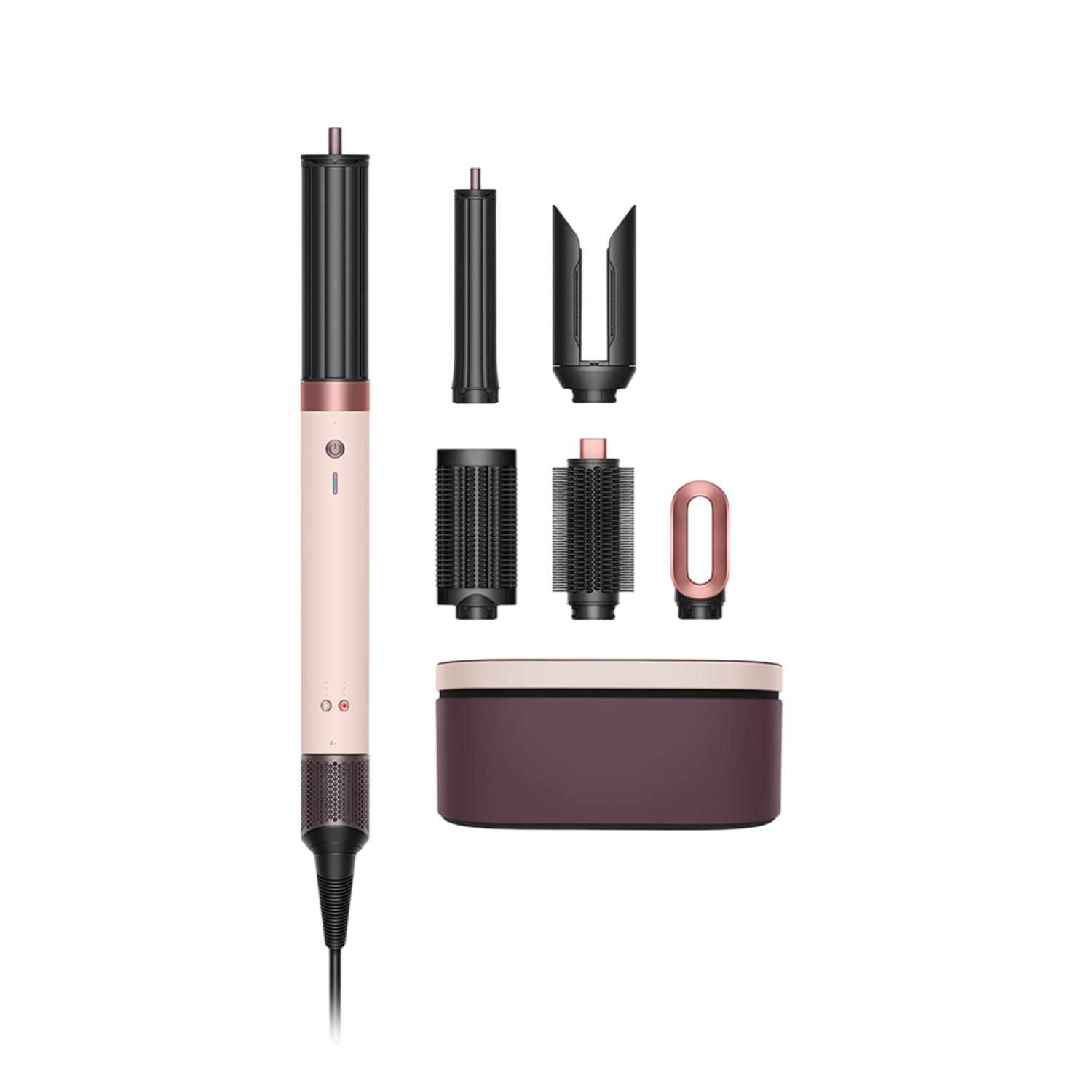 Dyson Airwrap Co-anda 2x Straight + Wavy - Ceramic Pink Multistyler Roze