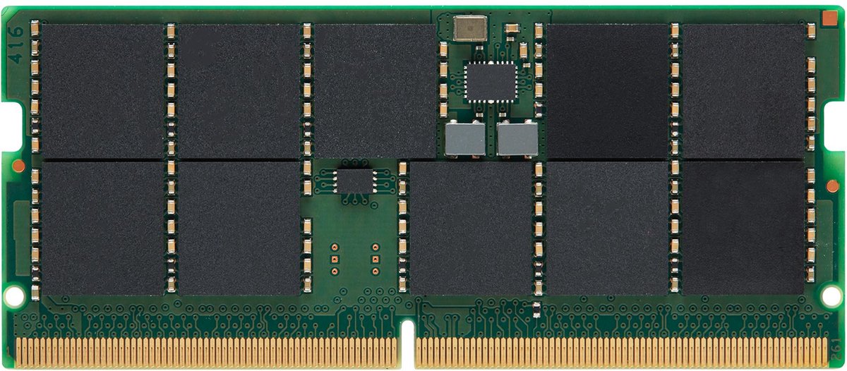 Kingston KSM56T46BS8KM-16HA Werkgeheugen voor server DDR5 16 GB 1 x 16 GB 5600 MHz 262-pins SO-DIMM KSM56T46BS8KM-16HA