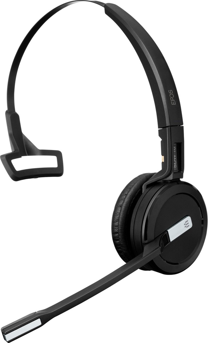 EPOS IMPACT SDW 10 HS On Ear headset Draadloos, DECT Mono Zwart Headset, Mono Telefoon