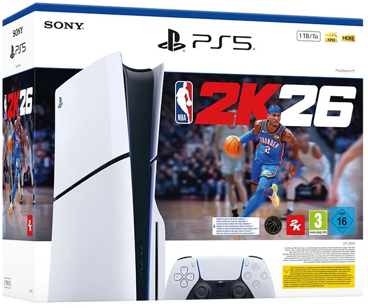 PlayStation 5 Disc Edition (SLIM VERSION) + NBA 2K26 Bundle