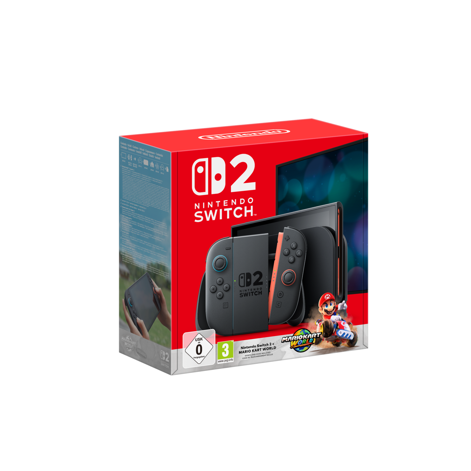 Nintendo Switch 2 - Spelconsole + Mario Kart World 256 Gb