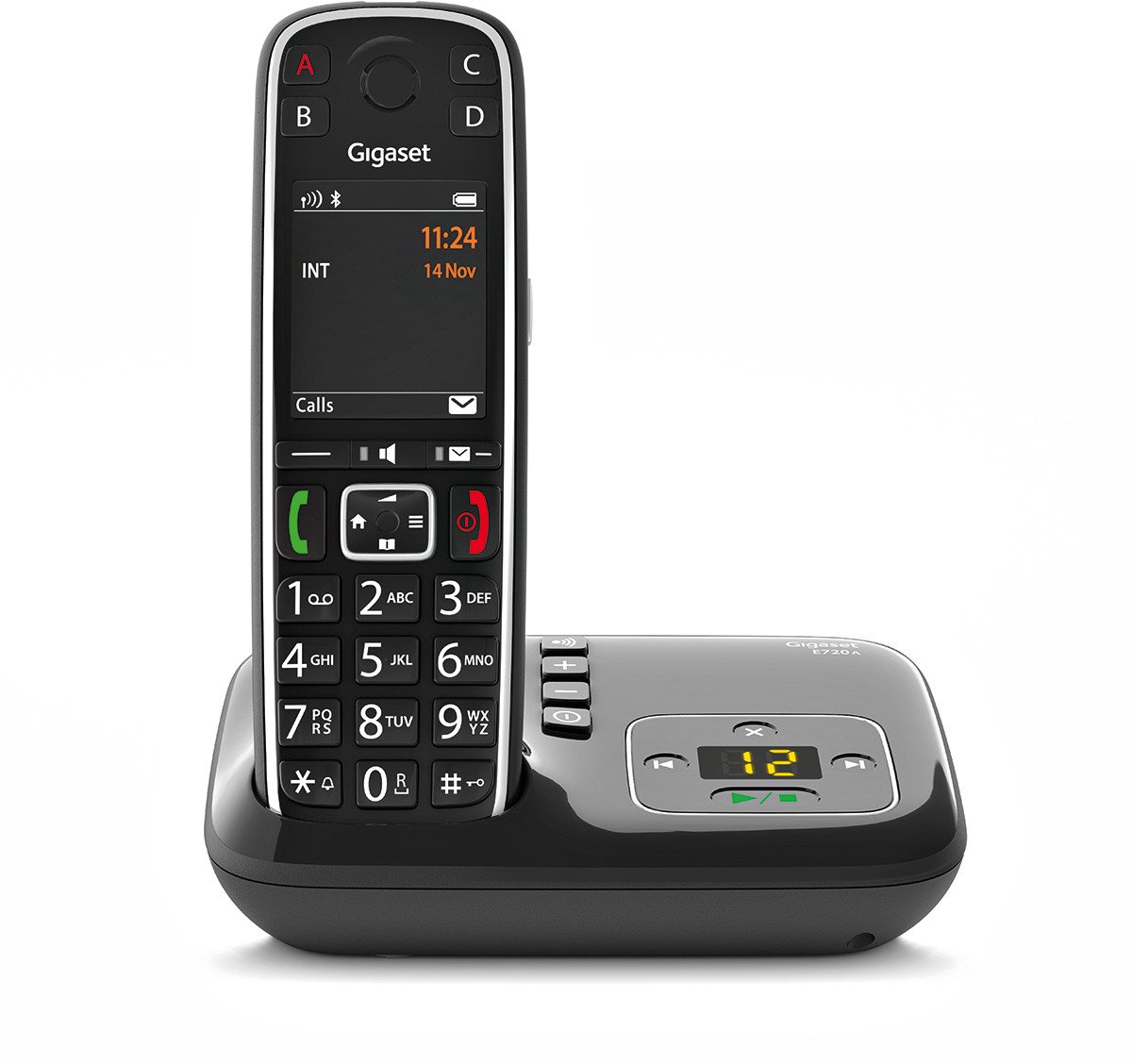 Gigaset E720A - DECT-telefoon - Antwoordapparaat Bluetooth 4.2 - Zwart