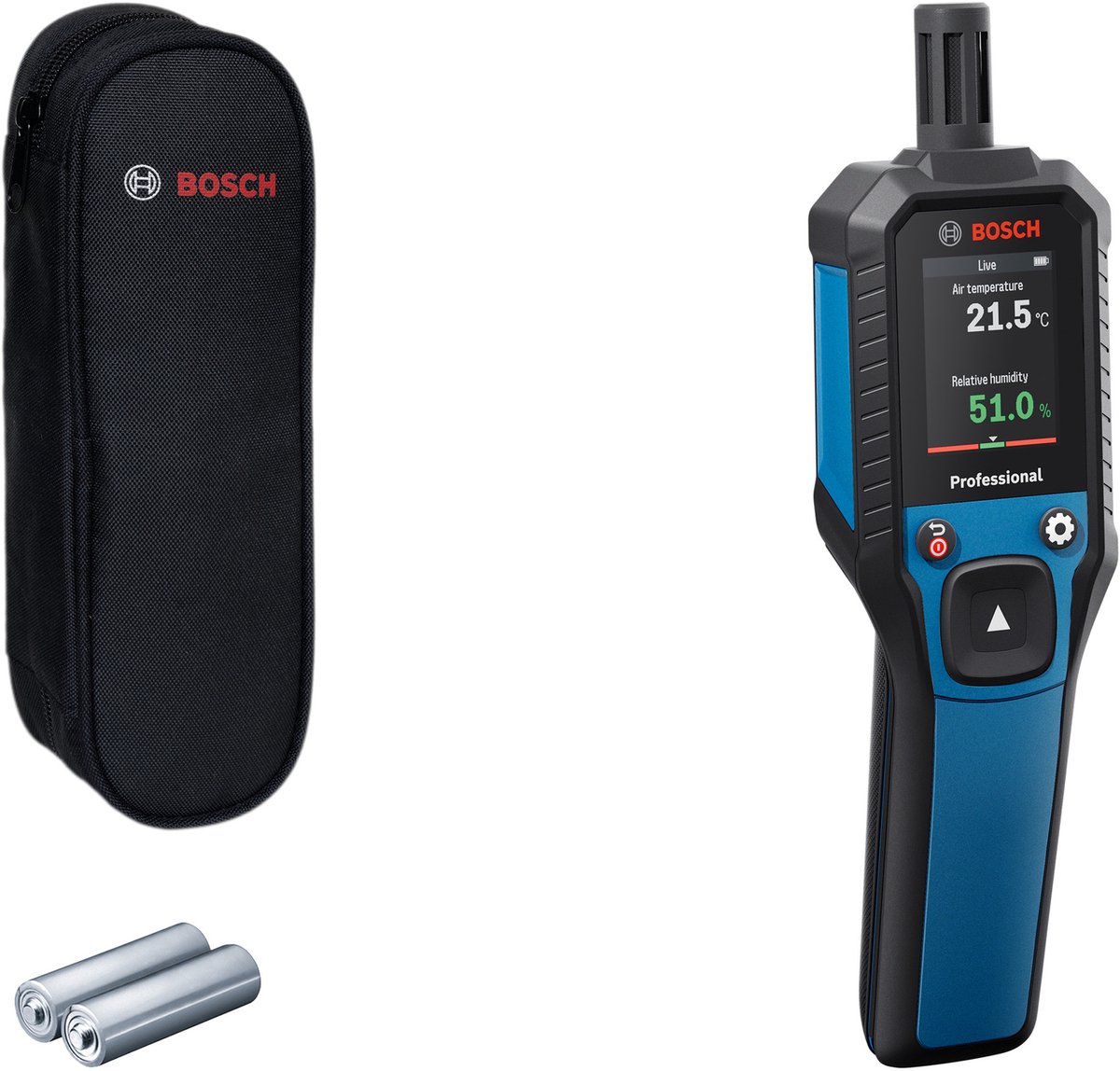 Bosch GDH 1-17 Houtvochtmeter In Opbergtas