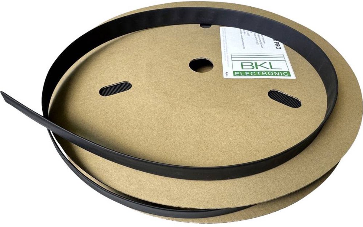 BKL Electronic 074120 Krimpkous Zwart 12.7 mm 6.4 mm Krimpverhouding:2:1 50 m