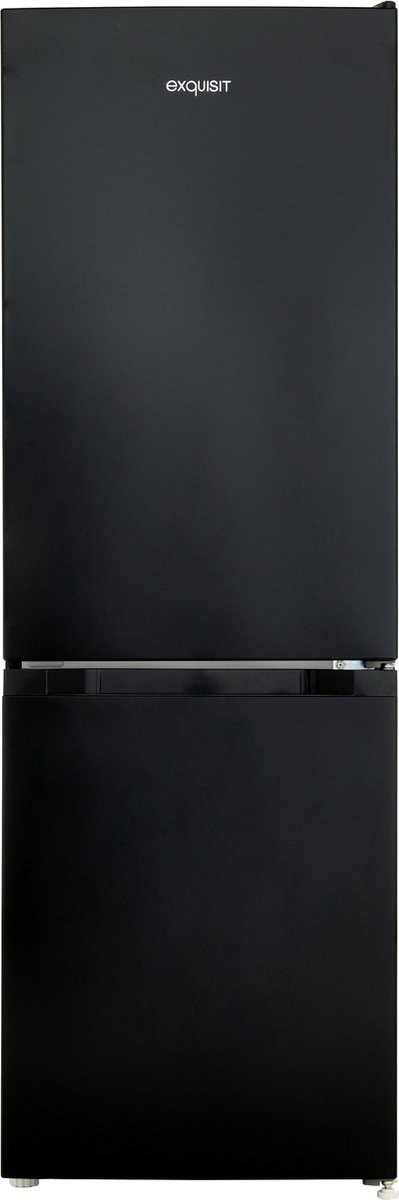 Exquisit KGC231-60-E-050CB - Koel-vriescombinatie - 157 Liter - C Label - Zwart - 5 Jaar Garantie