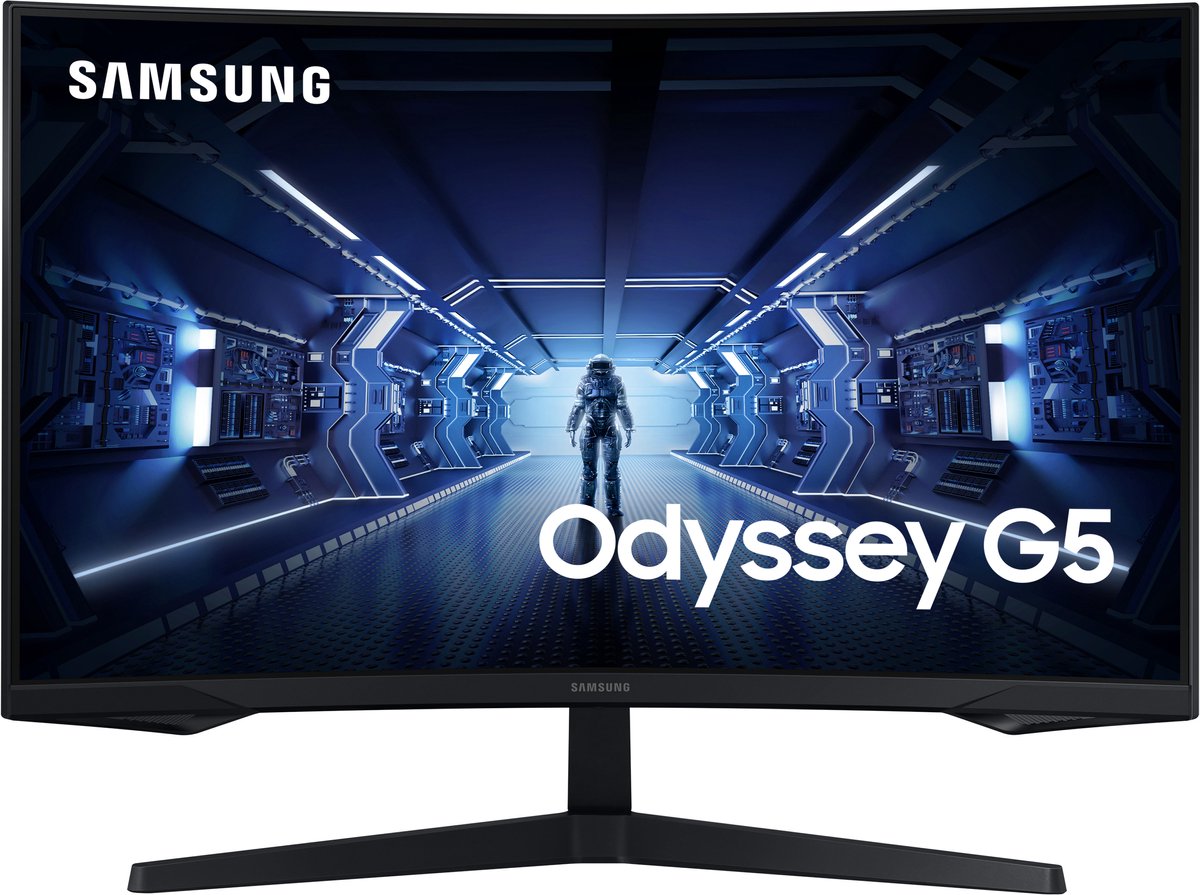 Samsung Odyssey C27G54TQBU - Gaming Monitor - 27"Quad HD 144Hz Gebogen - Zwart