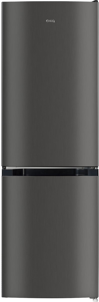 CHiQ CBM157LC - Koel-vriescombinatie - 157 Liter - Low Frost - Hoogte 144 cm - 12 jaar garantie op compressor - Donker roestvrijstaal